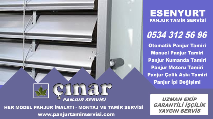 Esenyurt Panjur Tamir Servisi Esenyurt Panjur Servisi